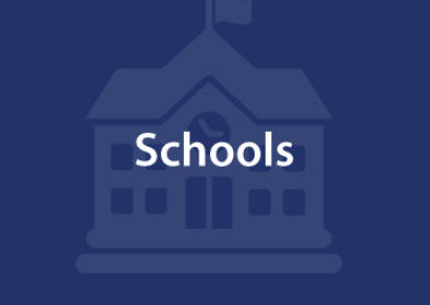 Navigation block with school icon
