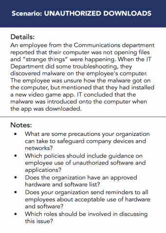 Unauthorized Downloads